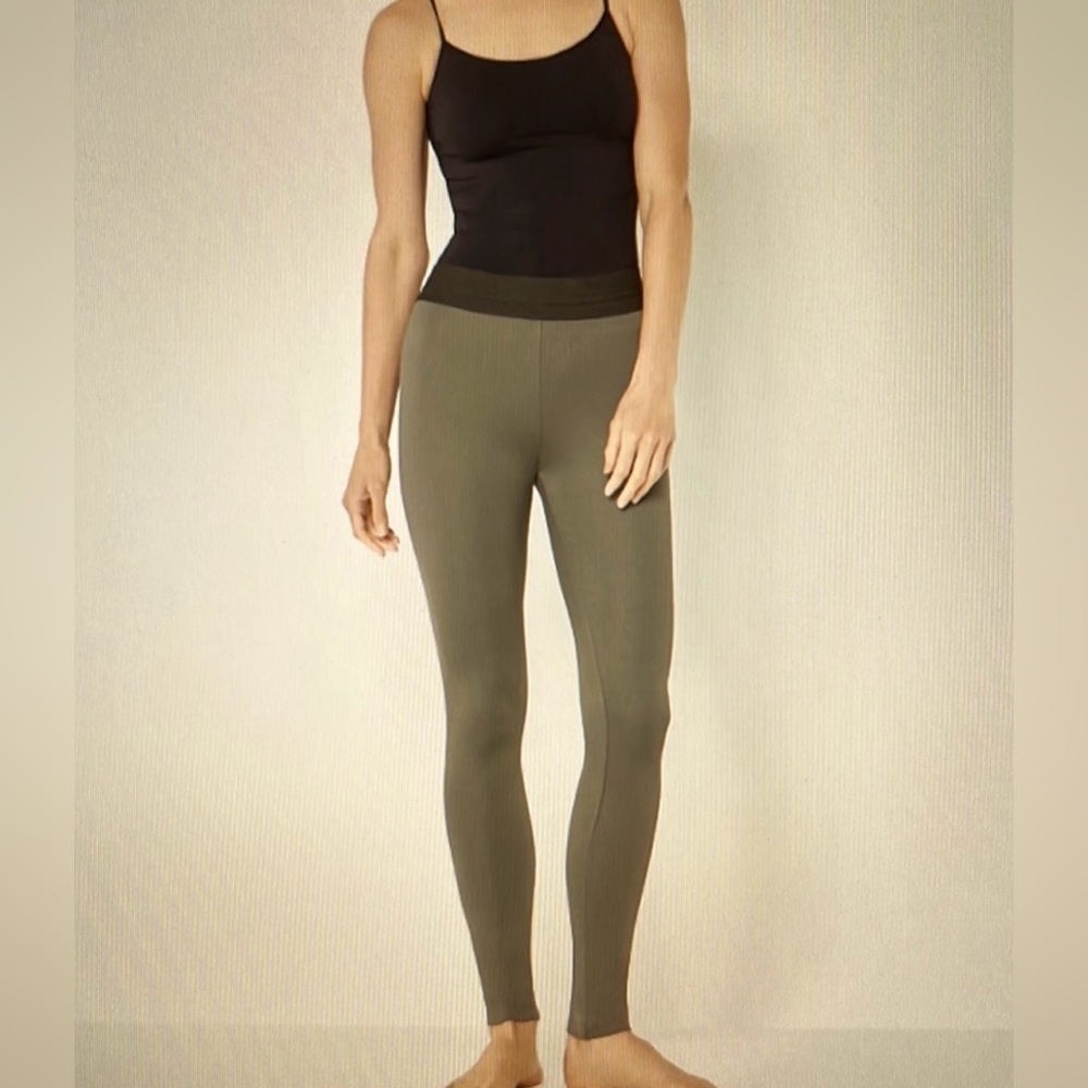 BCBG Max Azria Mason Brown Ponte Leggings Mid Rise Skinny XS